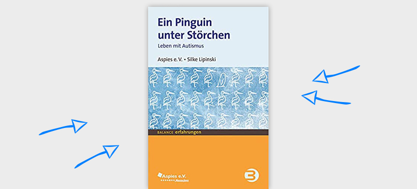 Buch-Titelbild "Ein Pinguin unter Störchen"